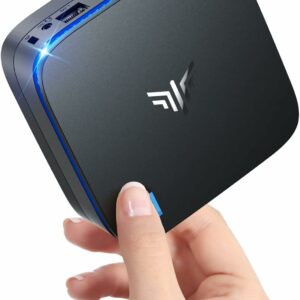 NiPoGi Mini PC 8GB DDR4 + 256GB M.2 SSD, Mini Computer W-11, AK1Plus 12th Intel Alder Lake-Ν95 (fino a 3.4GHz, 4C/4T), Gigabit Ethernet