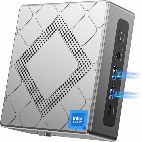 NiPoGi CK10 Mini PC 32GB RAM, Intel Core i5-12450H (fino a 4,4 GHz, 8C/12T) Mini PC WiFi 6, 1024GB (1 TB) M.2 SSD