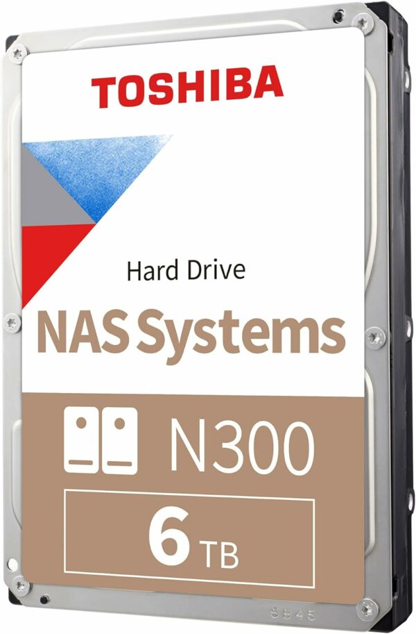 Toshiba 6TB N300 Internal Hard Drive – NAS